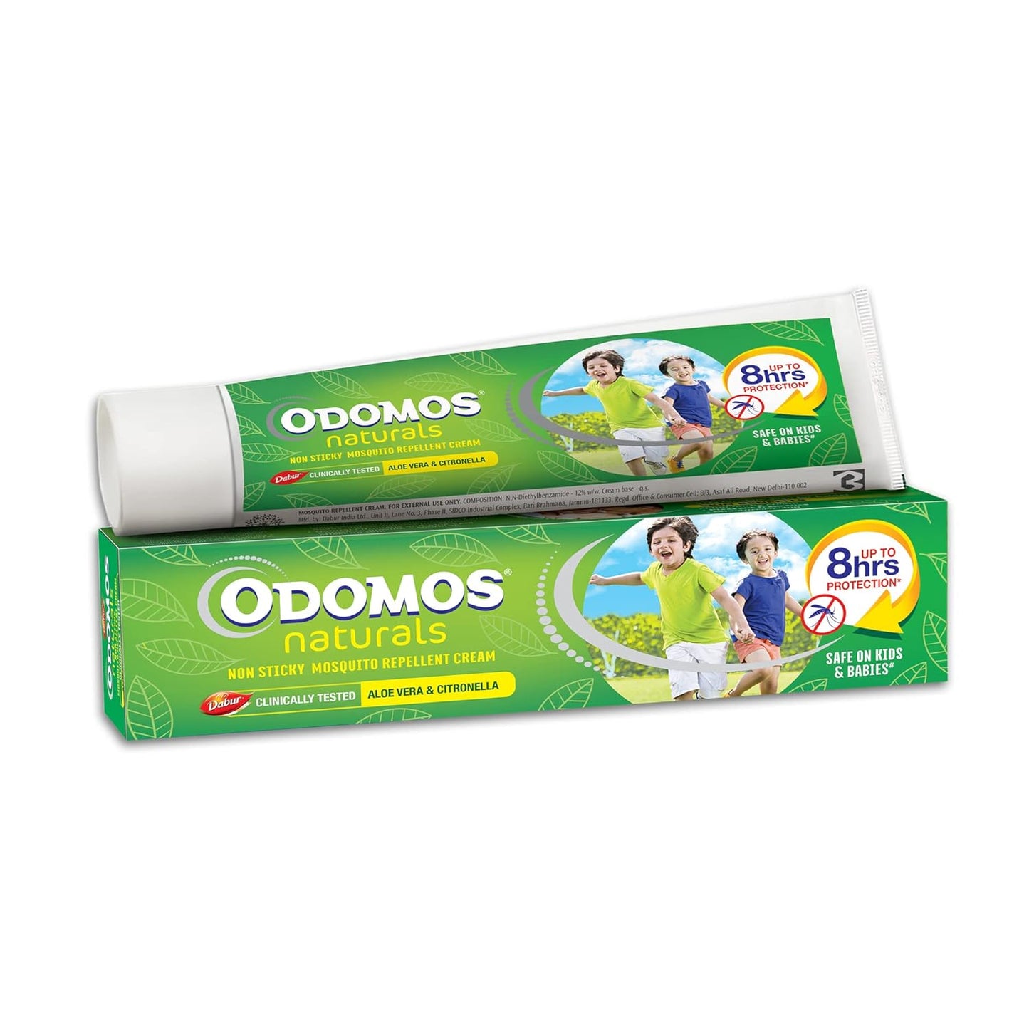 DABUR Odomos Naturals Non-Sticky Mosquito Repellent Cream - 100g