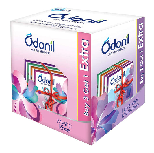 Odonil Air Freshner Blocks 50G Pack Of 8 ( Buy 6 Get 2 Free Assorted)