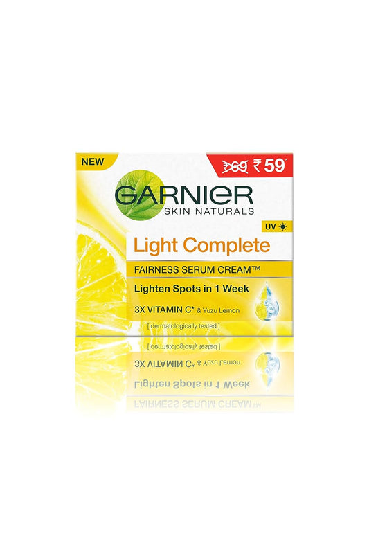 Garnier Light Complete Fairness Serum Cream, 23G