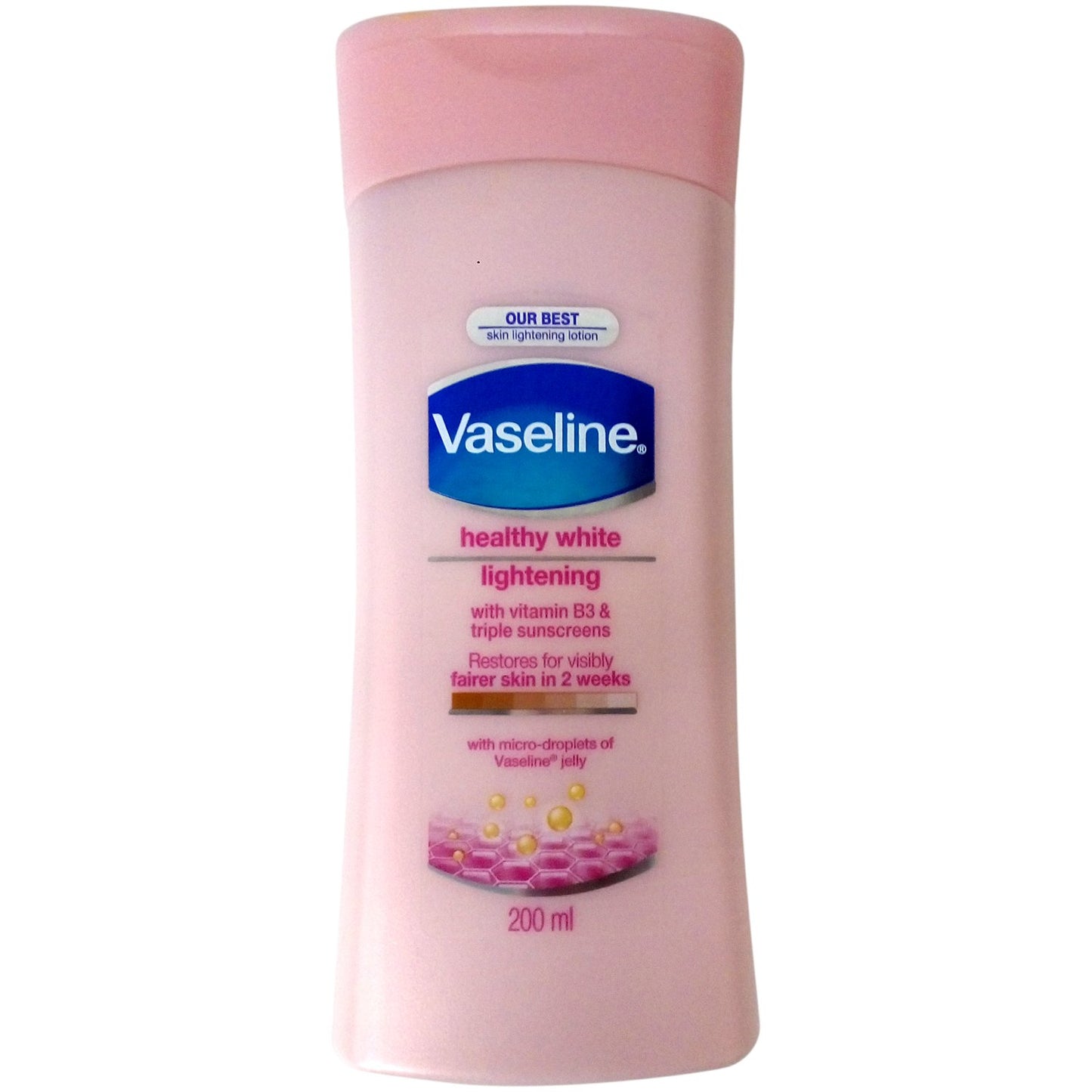 Vaseline Body Lotion - Healthy White Lightening, 200ml Bottle