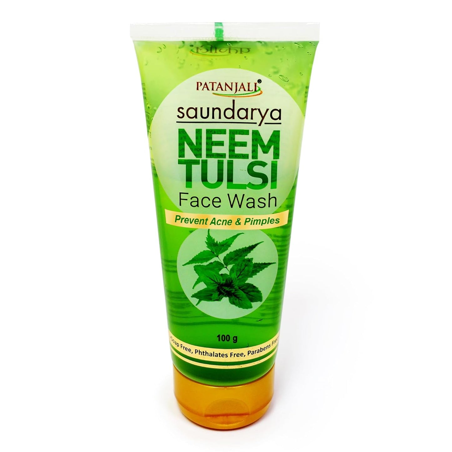 Patanjali Ayurved Limited Saundarya Neem Tulsi Face Wash, 100g