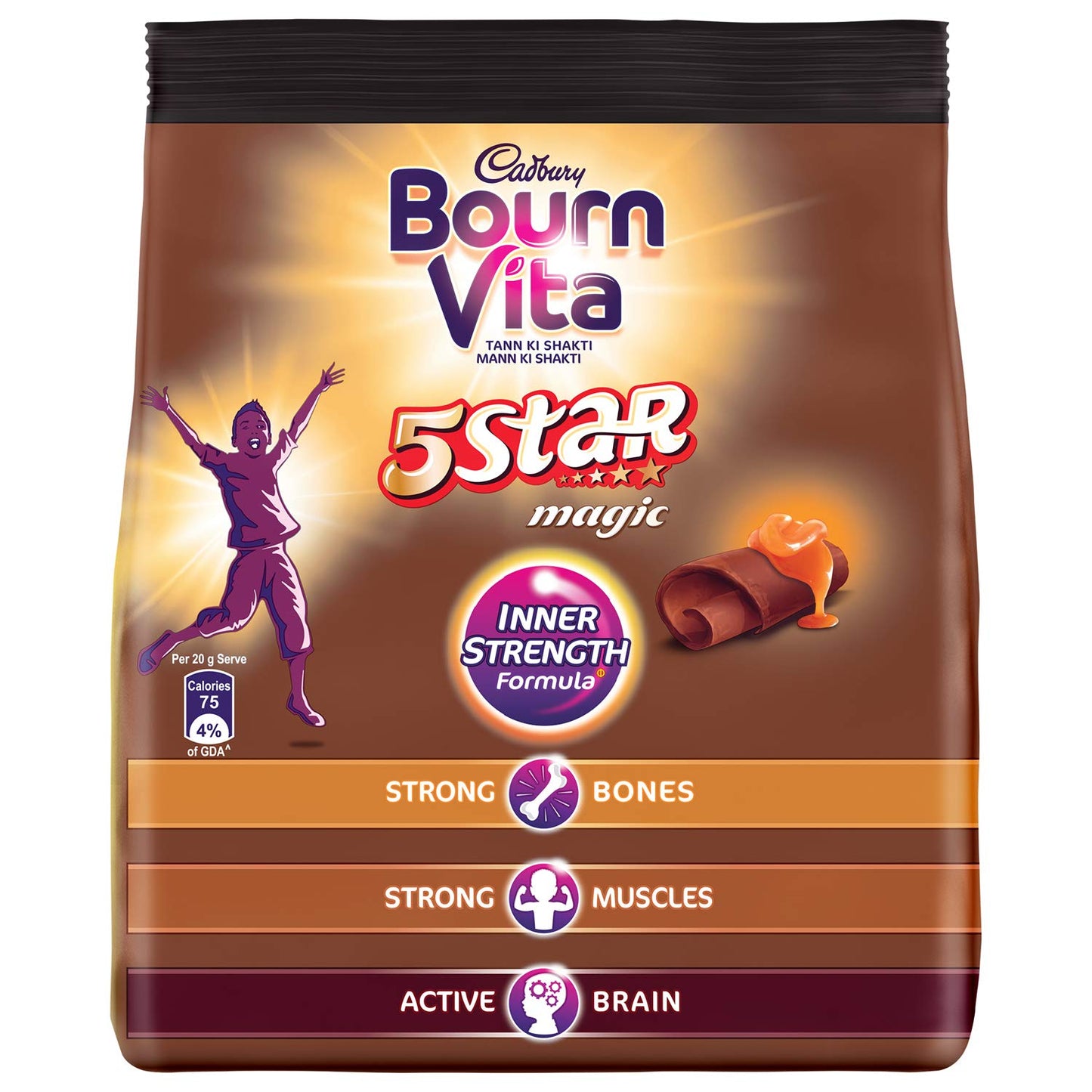 Cadbury 5 Star Magic Health Drink Refill Pack, 500 G