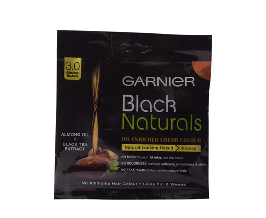 Garnier Hair Color - 3.0 Brown Black, 20G Pack