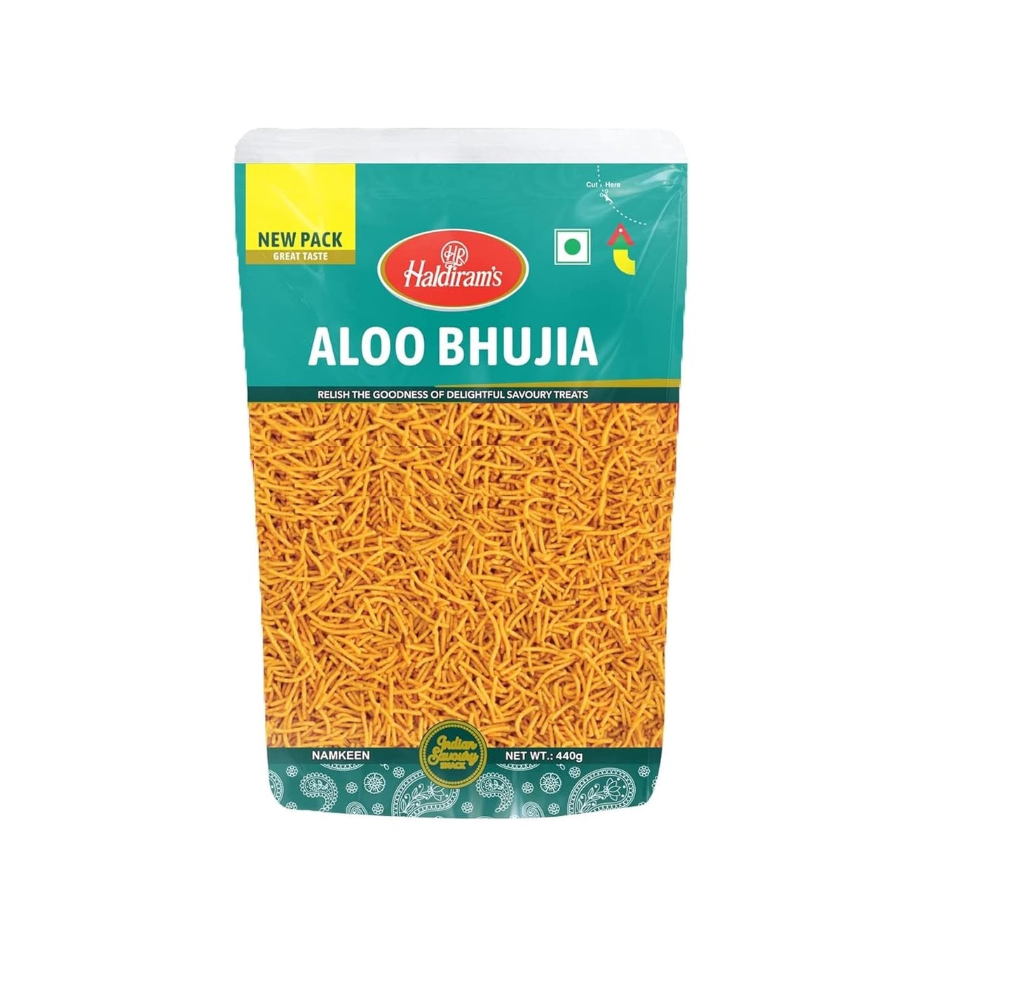 Haldiram Namkeen - Aloo Bhujia, 400g Pouch