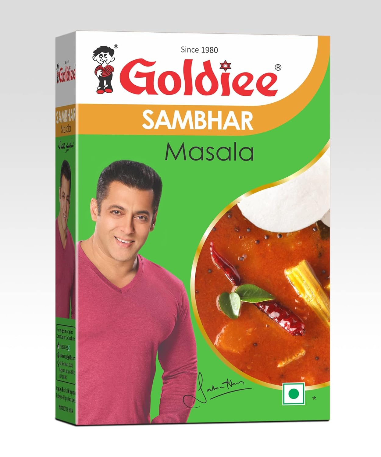 Goldiee Sambhar Masala 100 Gm Pack