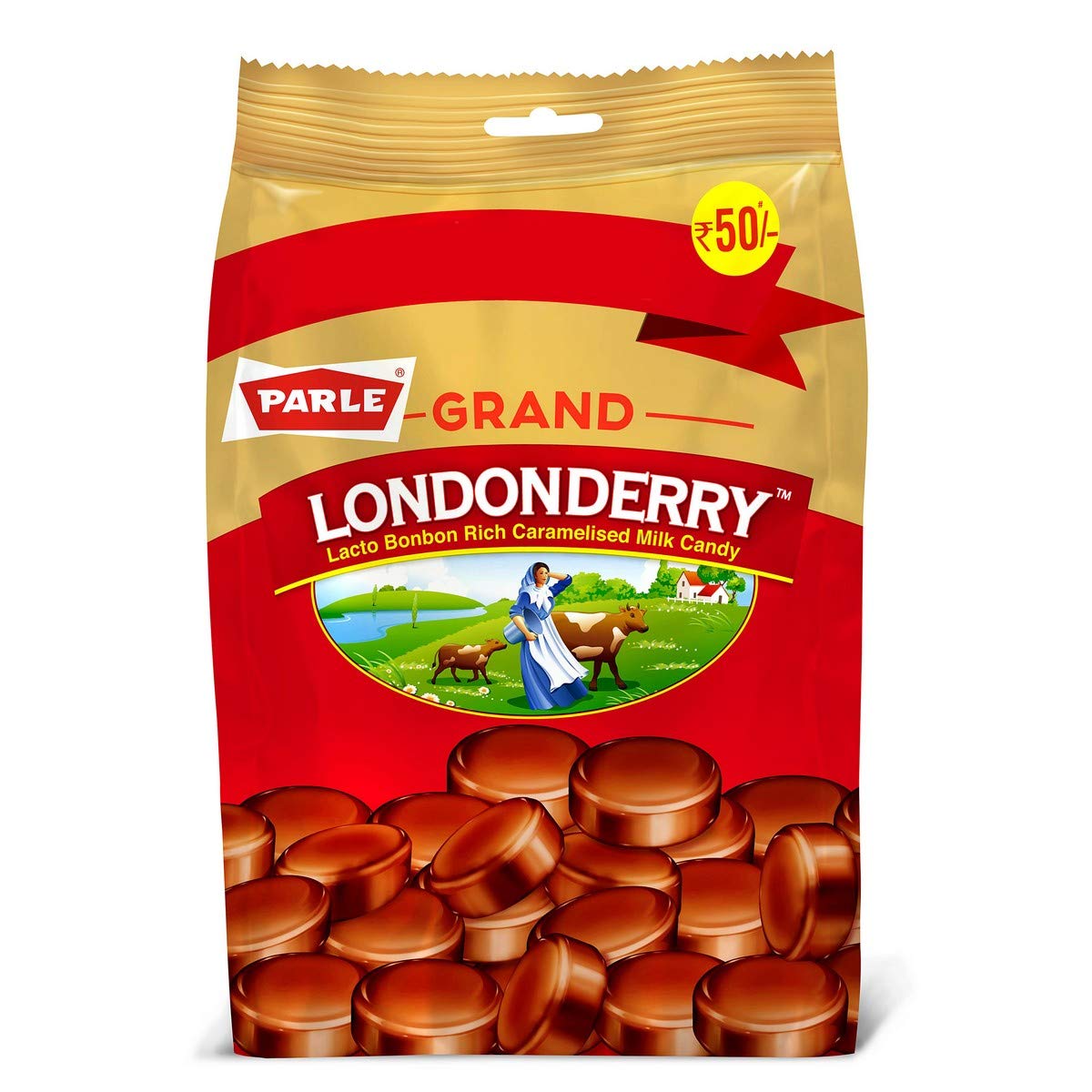 Parle Grand Londonderry Pouch, 198g - 217.8g (Item Weight May Vary)