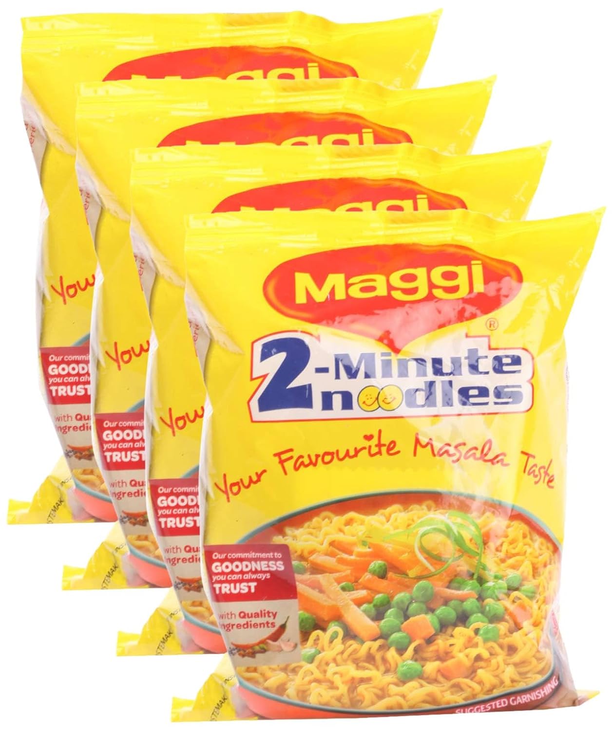 Maggi Noodles - Masala, 70 Grams (Pack Of 4) Promo Pack