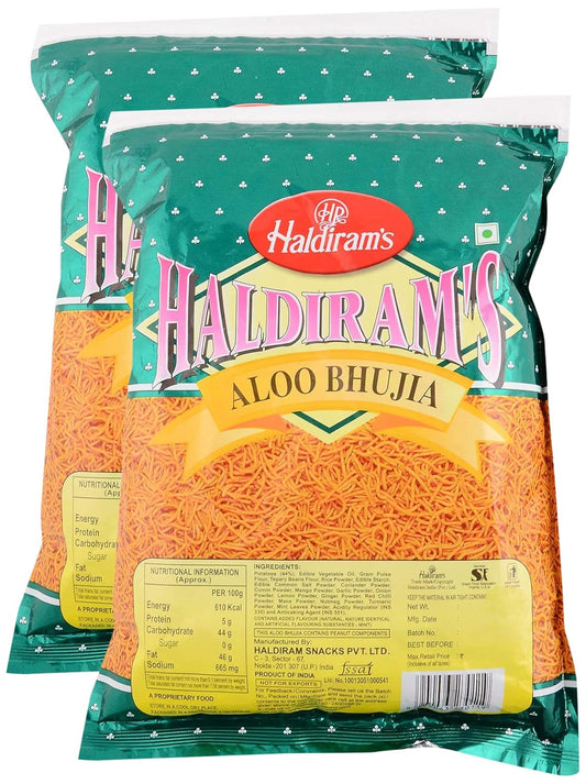 Haldiram Namkeen - Aloo Bhujia, 200G (Pack Of 2) Promo Pack