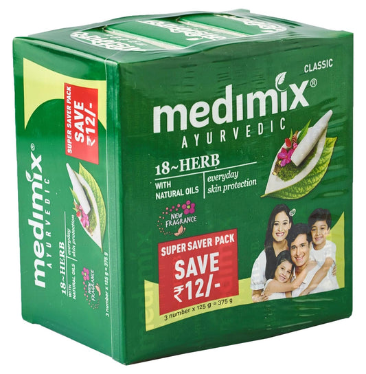 Medimix Classic Pack (125G,Classic) - Set Of 3