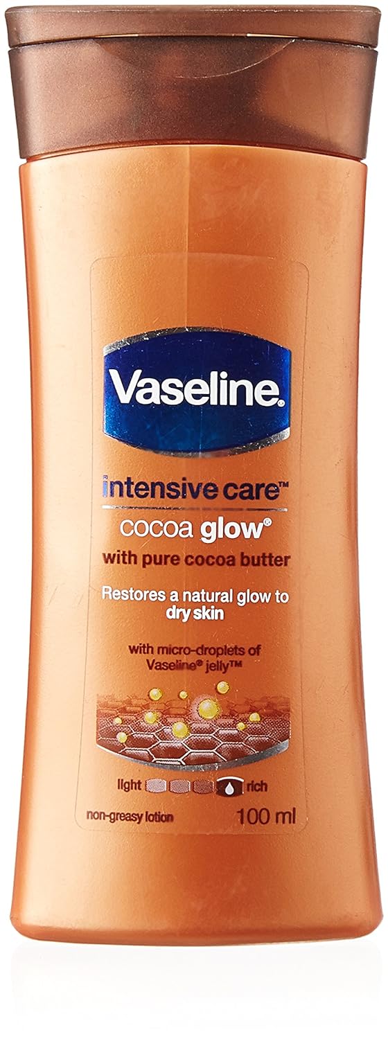 Vaseline Intensive Care Cocoa Glow Body Lotion, 90ml