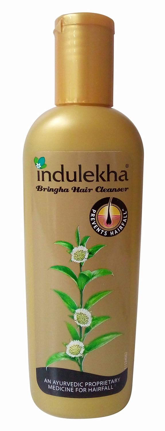 Indulekha Bringha Hair Oil Cleanser, 200Ml Bottle