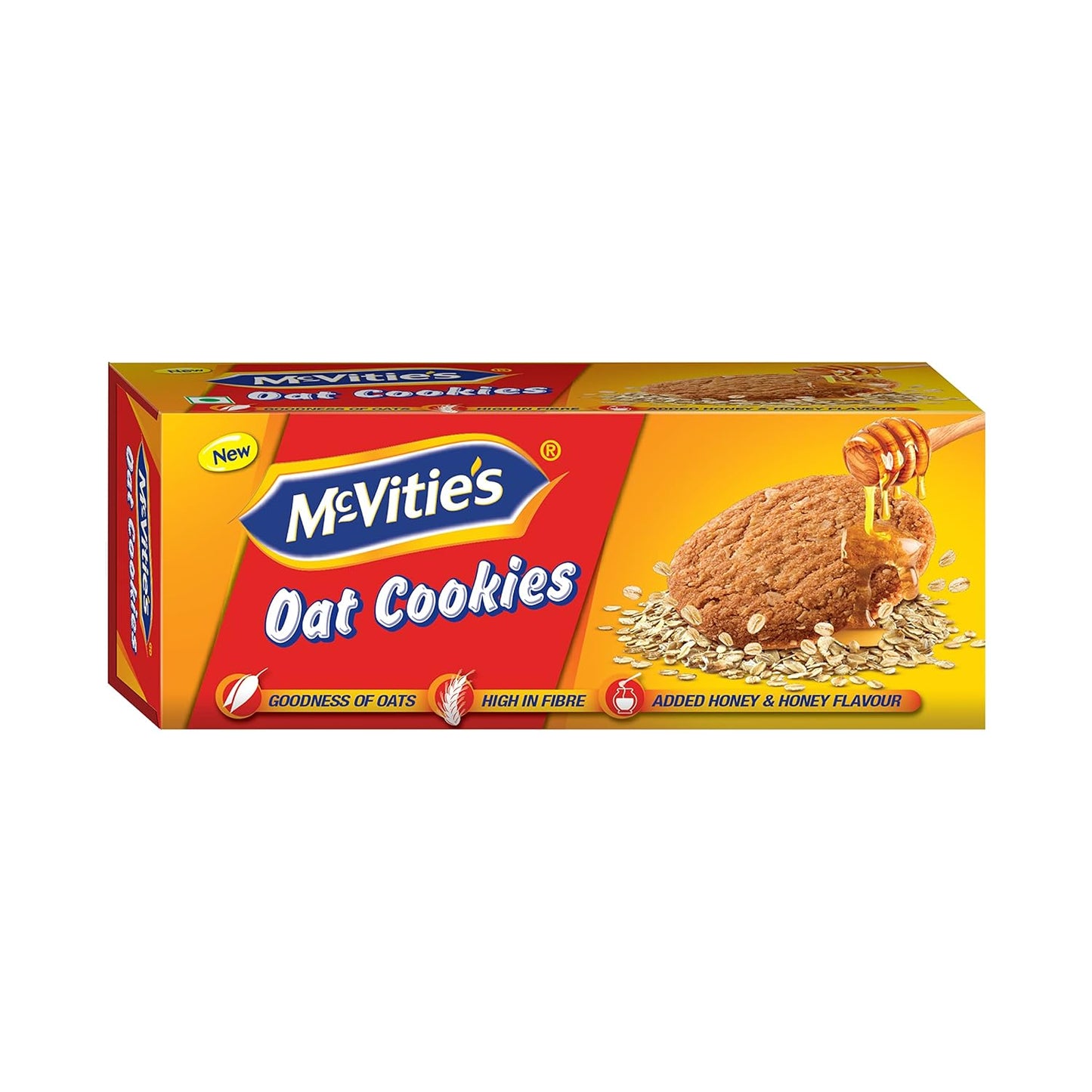 Mcvitie'S Oat Cookies With Goodness Of Oats & Honey, 120G