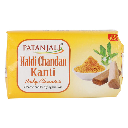 Patanjali Haldi Chandan Kanti Body Cleanser - 150 G