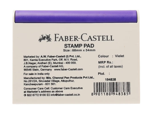 Faber Castell Stamp Pad Violet Color (Pack Of 1)