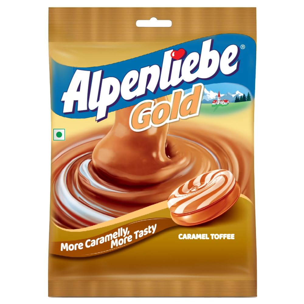 Alpenliebe Gold Caramel Candy Pouch 100 U