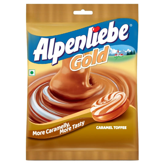 Alpenliebe Gold Caramel Candy Pouch 100 U