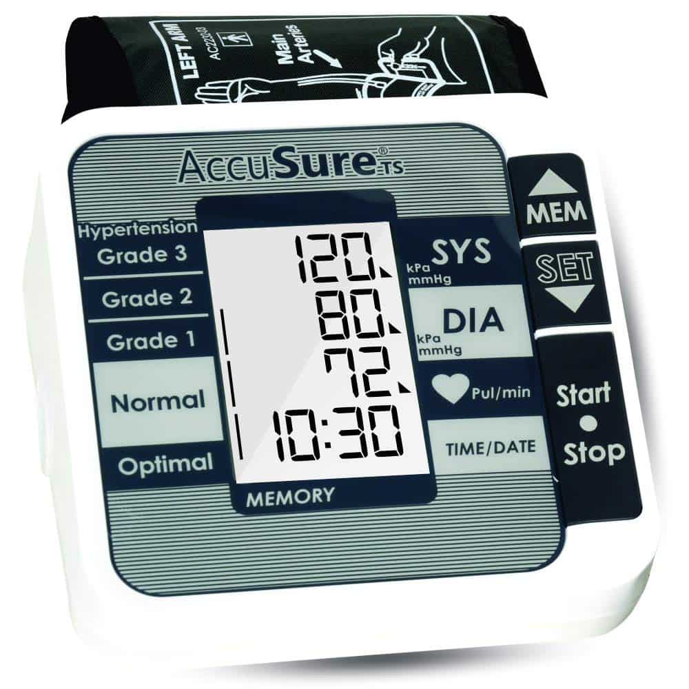 AccuSure TS Automatic Digital Blood Pressure Monitor BP Machine 