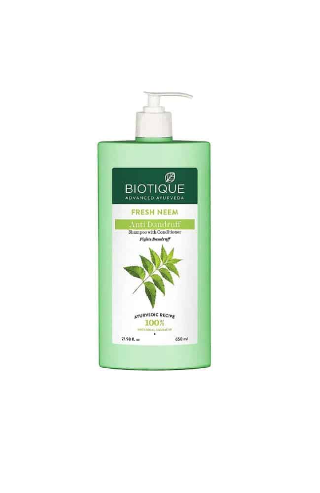 BIOTIQUE FRESH NEEM ANTI DANDRUFF SHAMPOO & CONDITIONER 650 ML 