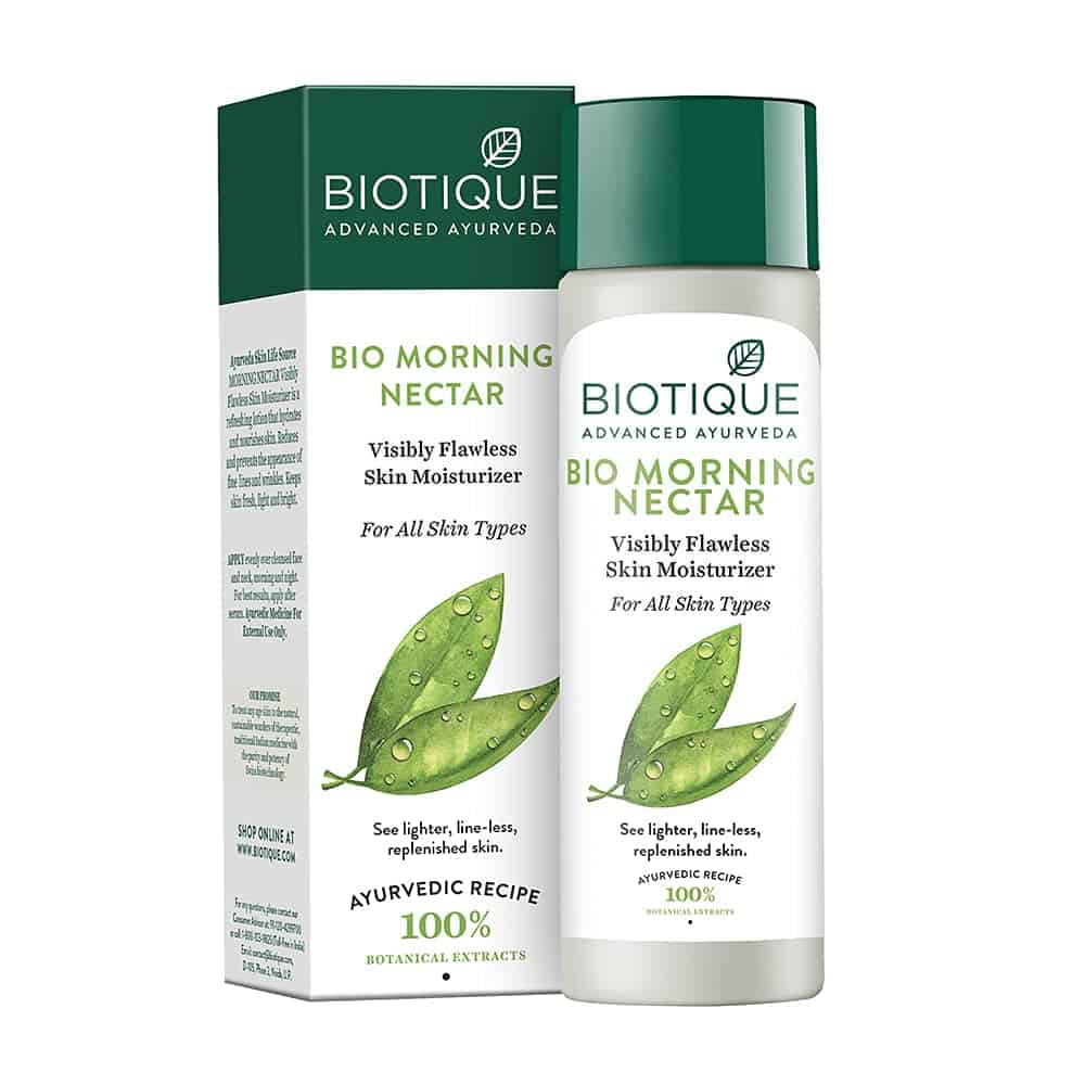 BIOTIQUE MORNING NECTAR NOURISH & HYDRATE MOISTURIZER LOTION120 ML 