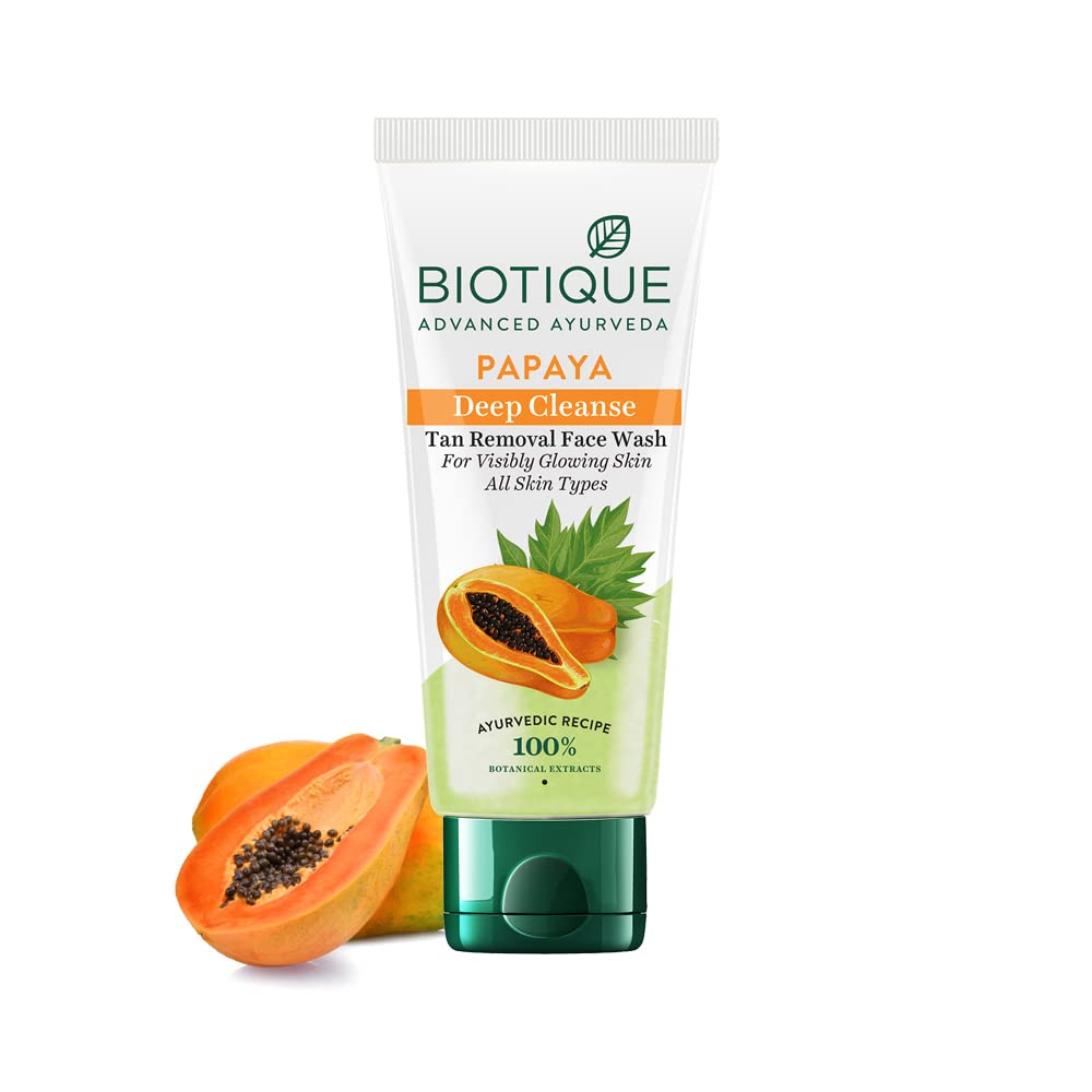 Biotique Papaya Deep Cleanse Face Wash 50 Ml