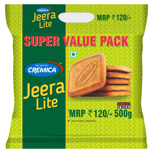 Cremica Jeera Lite Biscuits 500 Gm