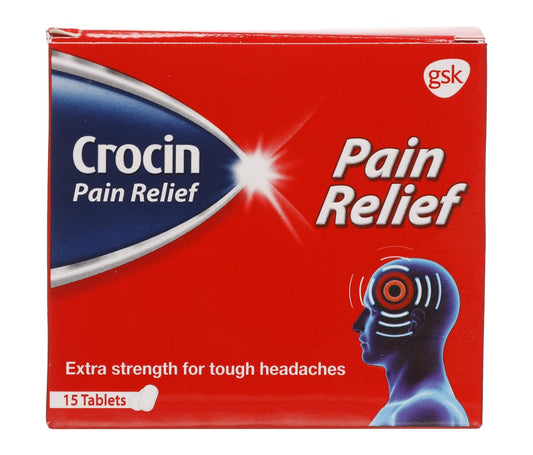 Crocin Pain Relief  15 Tablets Pack Of 3