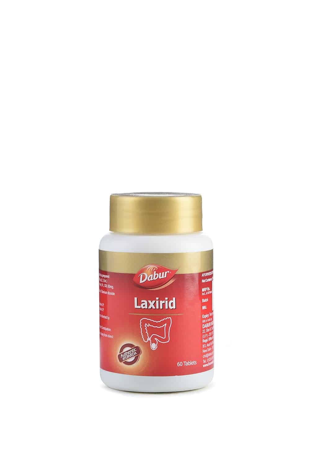 Dabur Laxirid Tablet 60 Tabs, Pack Of 1, Multicolour