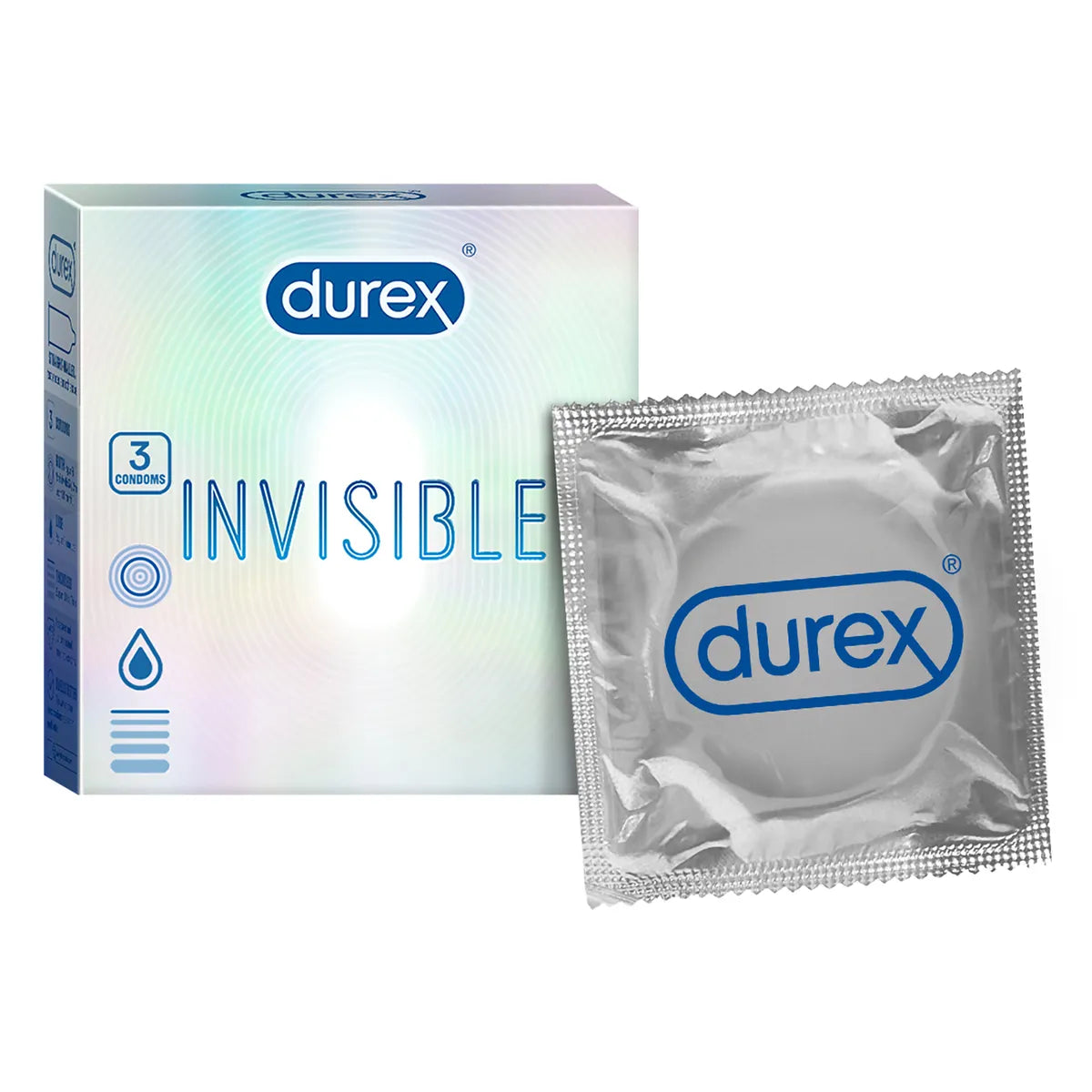 Durex Invisible Super Ultra Thin Condoms For Men