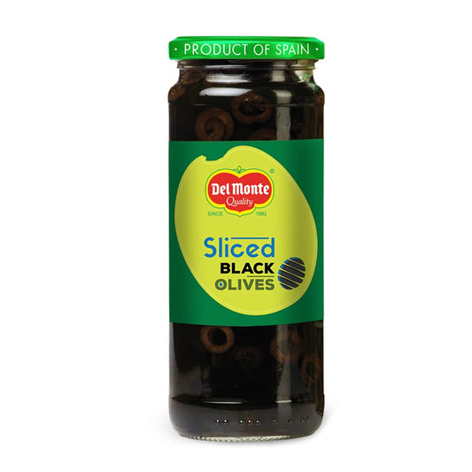 Del Monte Black Sliced Olives  450 Gm