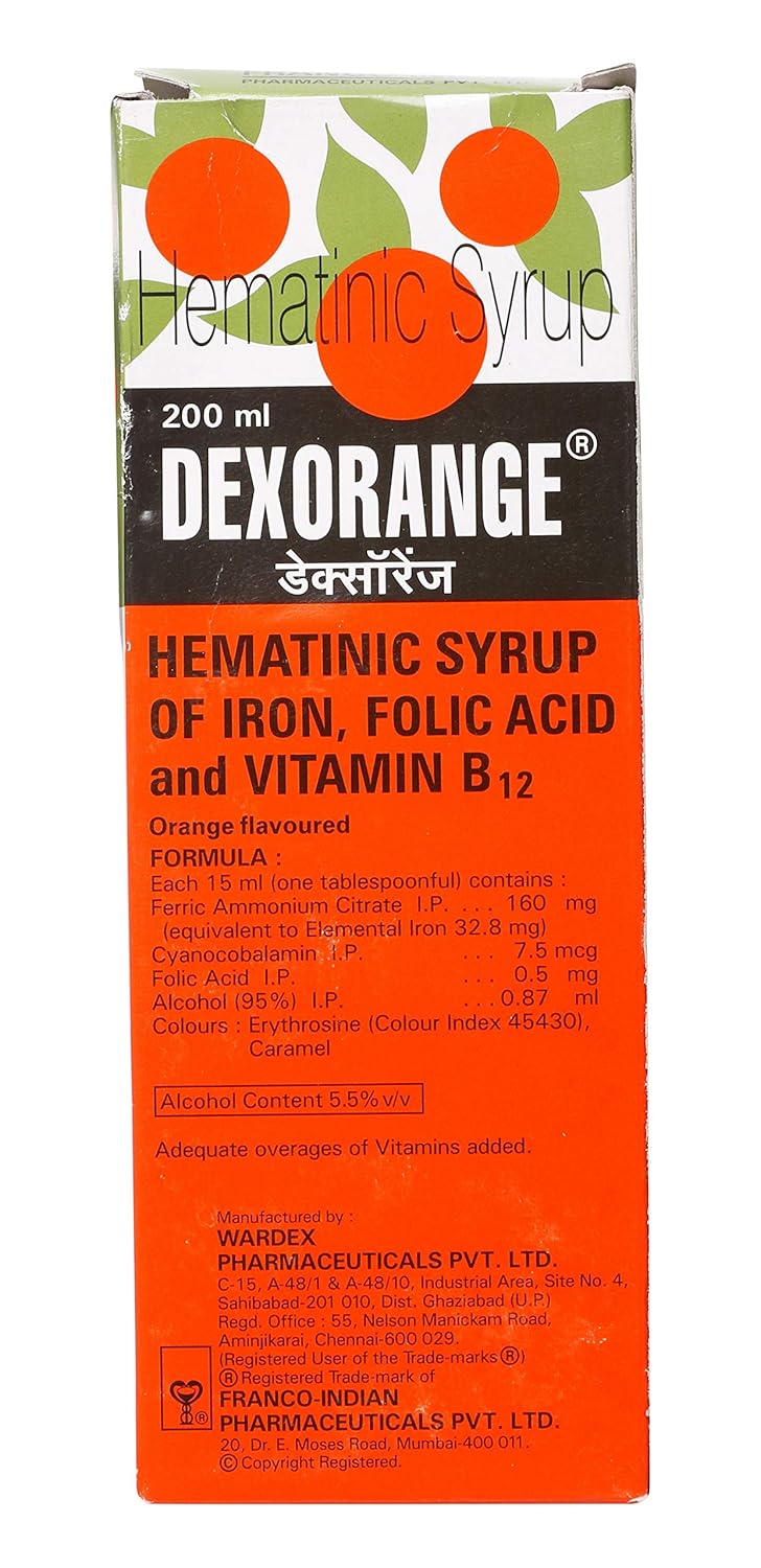 Dexorange Syrup, 200Ml