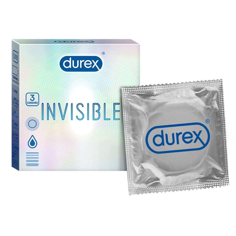 Durex Invisible Super  Condoms for Men – 3s 