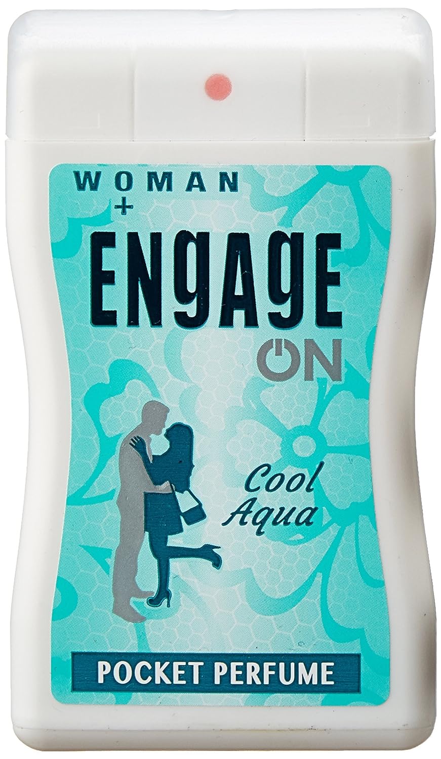 Engage ON Cool Aqua Pocket Perfume - Woman, 18.8ml