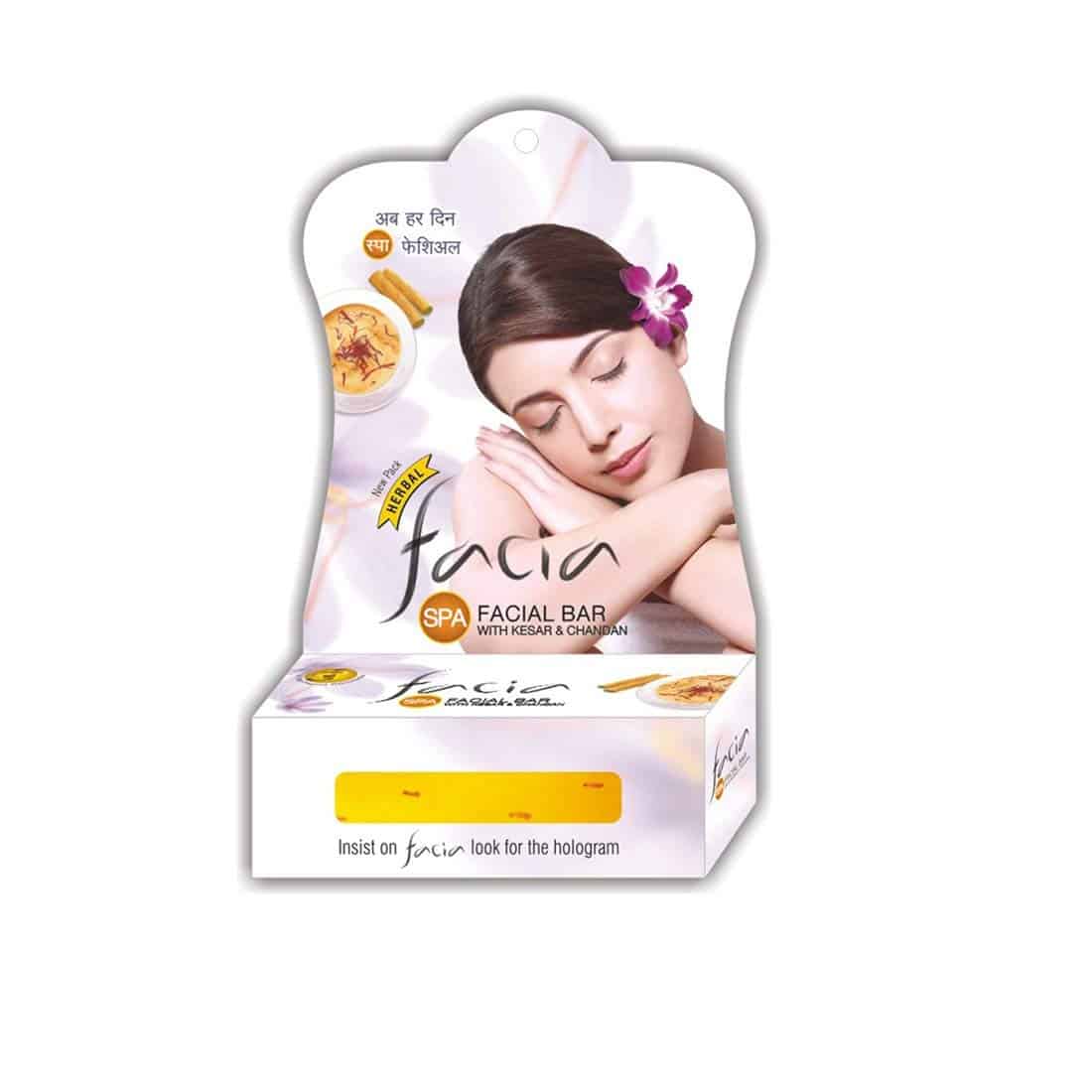 Facia Spa Facial Bar with Kesar & Chandan 25gm Pack of 5 