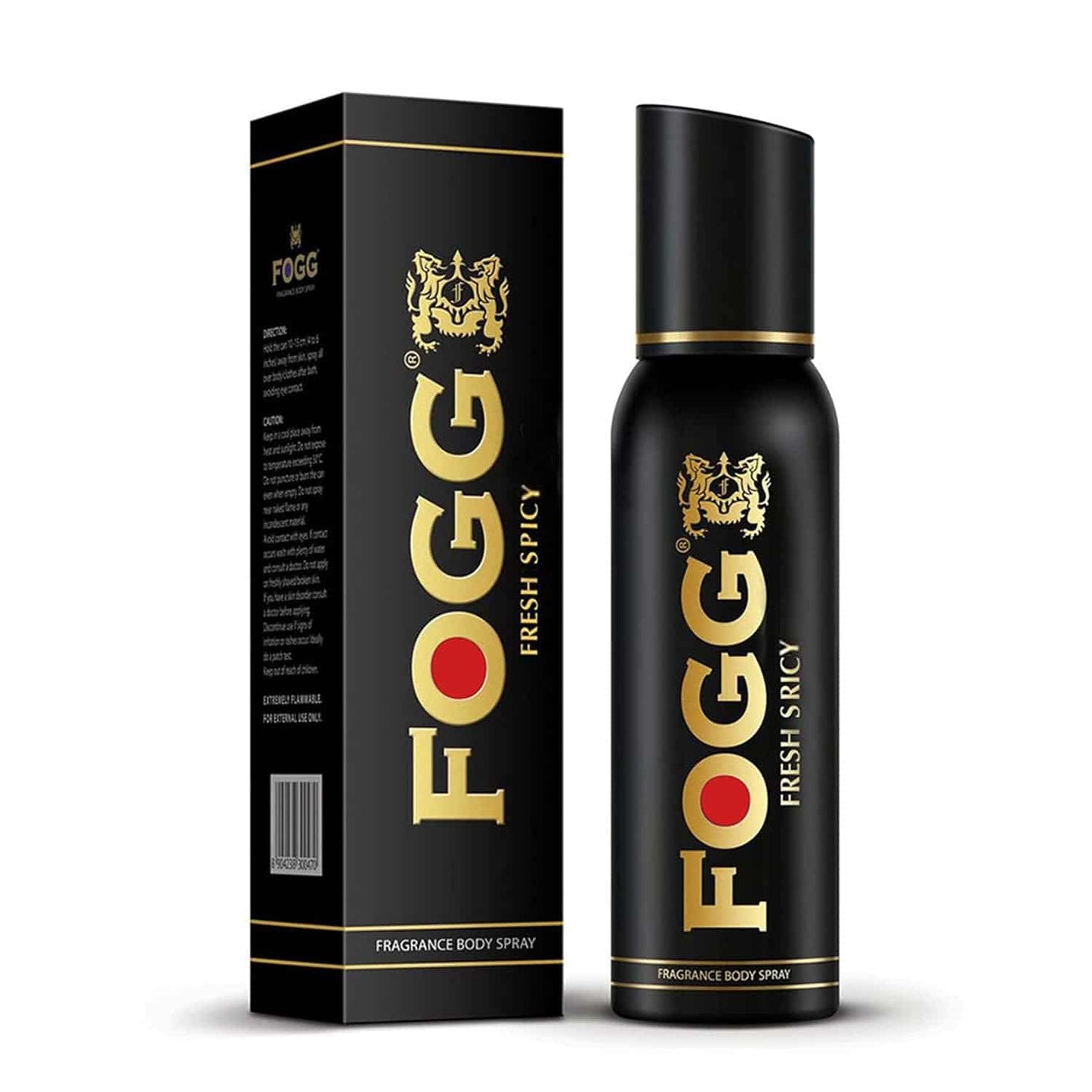 Fogg Fresh Deodorant Spicy Black Series For Men, 120ml 