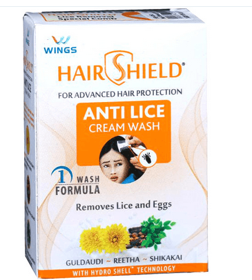 Hair Shield Anti Lice Cream Wash 30Ml