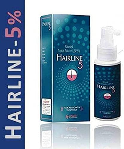 Hairline Minoxidil 5% Solution For Hair Regrowth & Hair Loss Treatment 60ML 