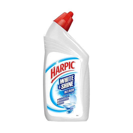 Harpic 500 Ml - Bleach, White And Shine Disinfectant Toilet Cleaner Liquid