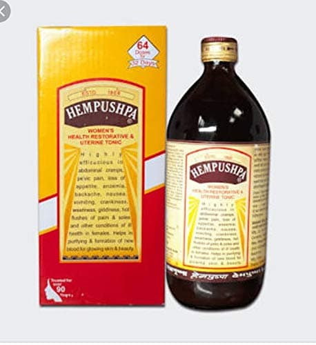 Hempushpa Syrup | Women’s Health Restorative & Uterine Tonic 445ml 