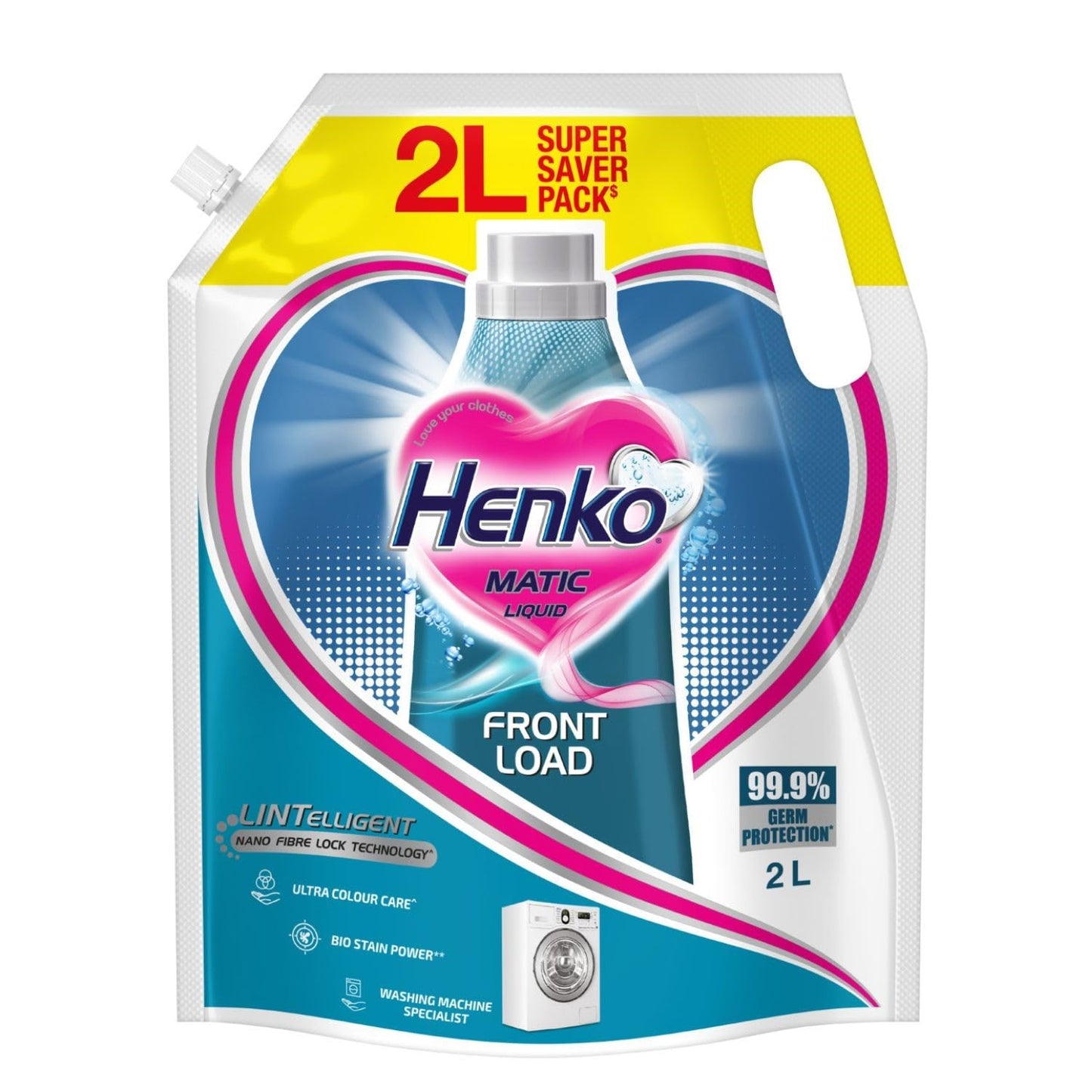 Henko Matic Front Load Liquid Detergent - 2L