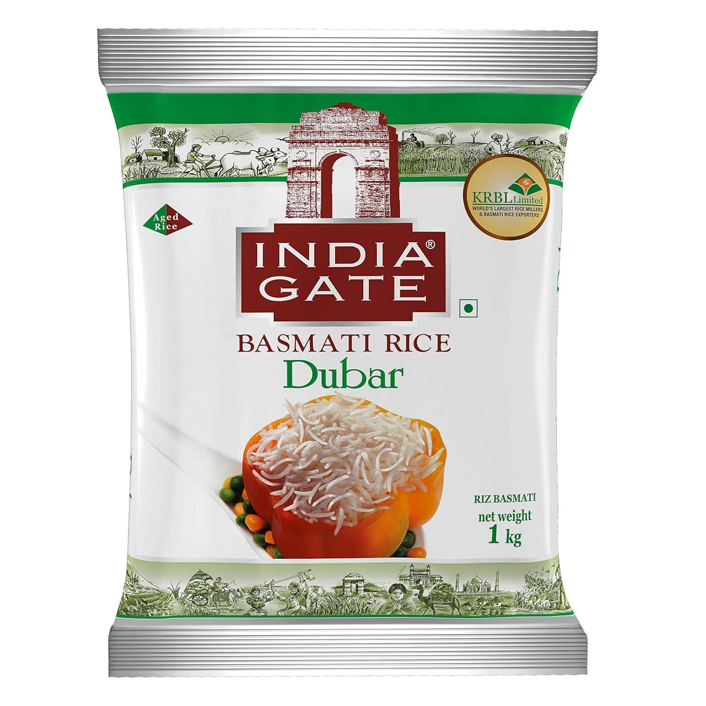 India Gate Basmati Rice Dubar, 1Kg