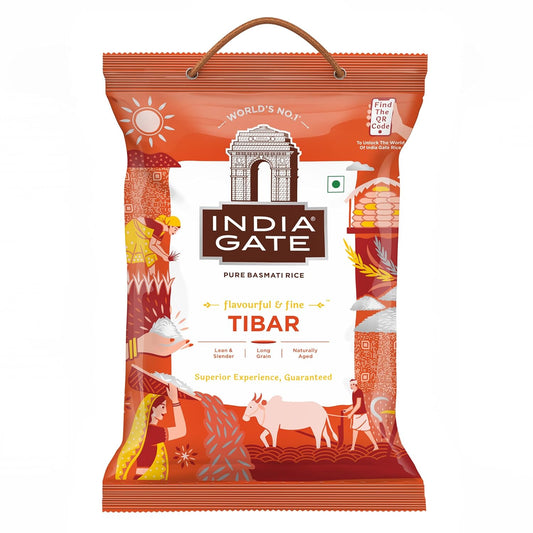 India Gate Basmati Rice Tibar (5Kg)