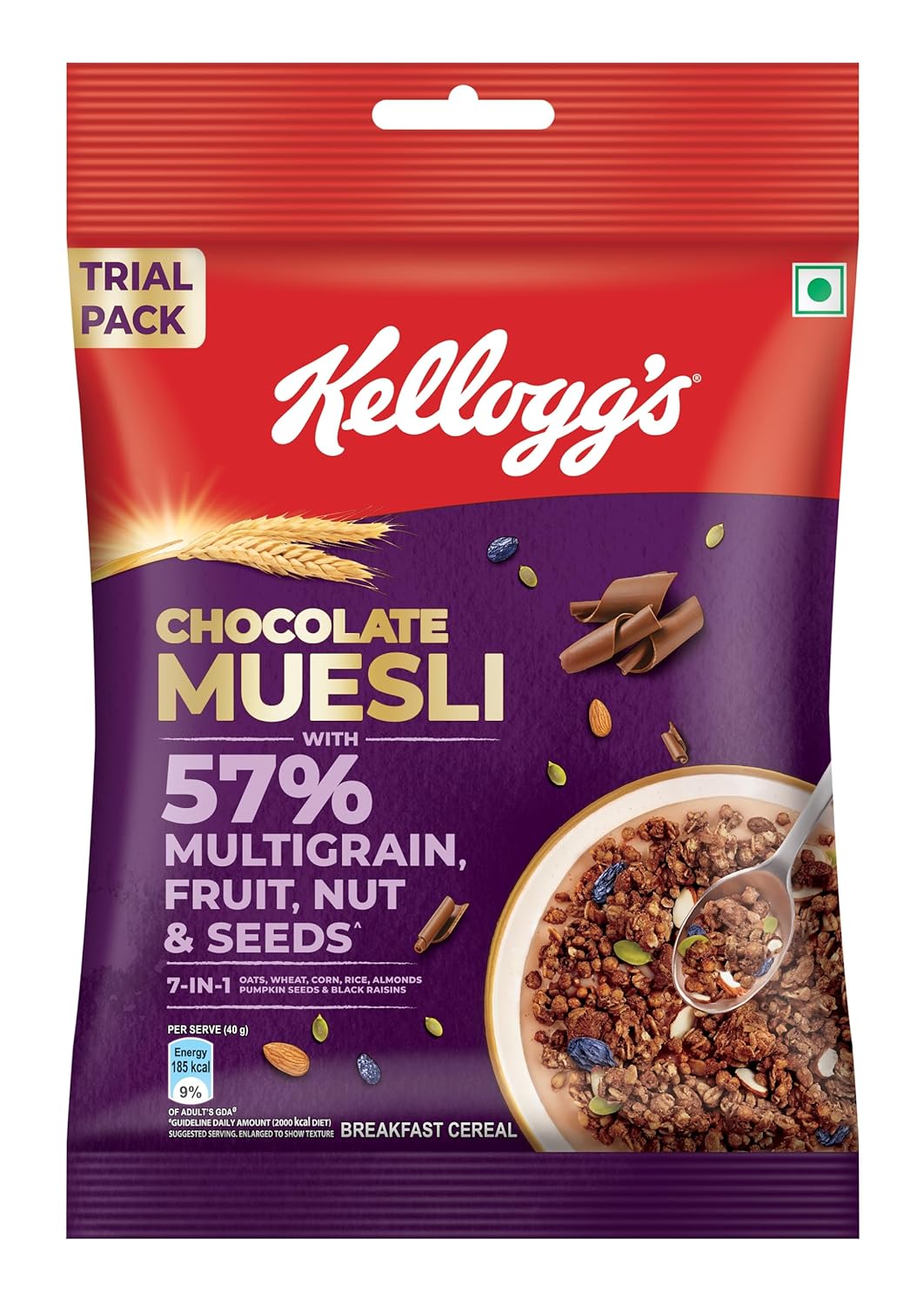 Kellogg'S Chocolate Muesli 450 Gm