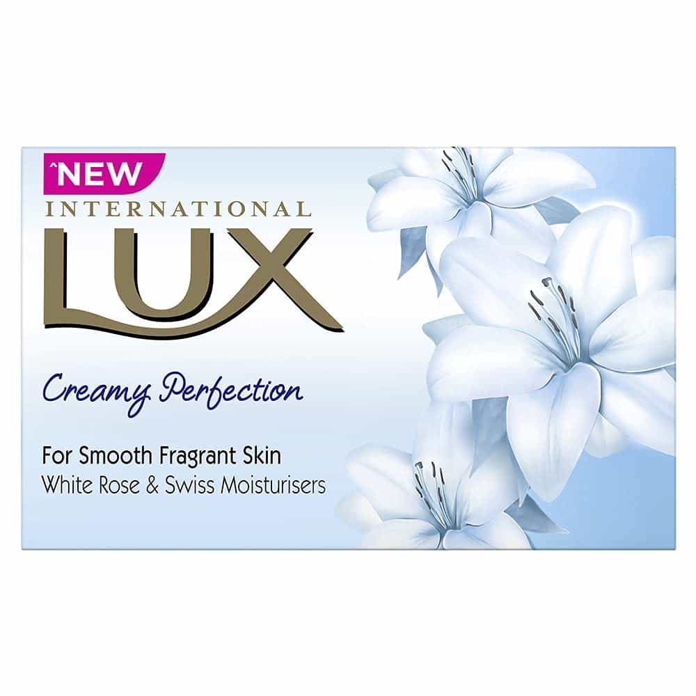 LUX International Creamy White Soap Bar, 125 g