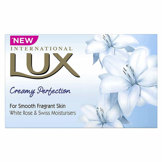 Lux International Creamy White Soap Bar, 125 G