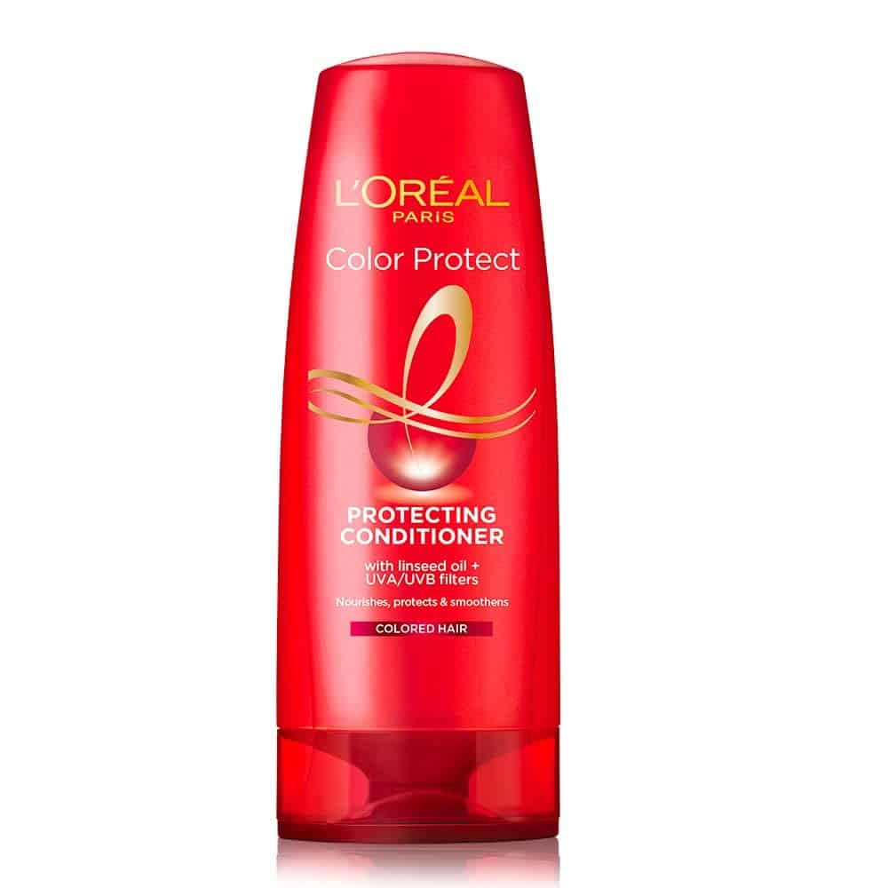 L'Oreal Paris Conditioner, Vibrant & Revived Colour, For Colour-treated Hair, Colour Protect, 180ml 