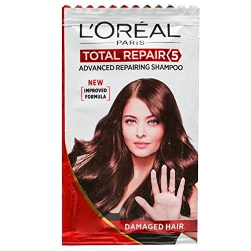 L'oreal Paris Total Repair 5 Shampoo, 5.5ml Sachet [Pack of 16] 