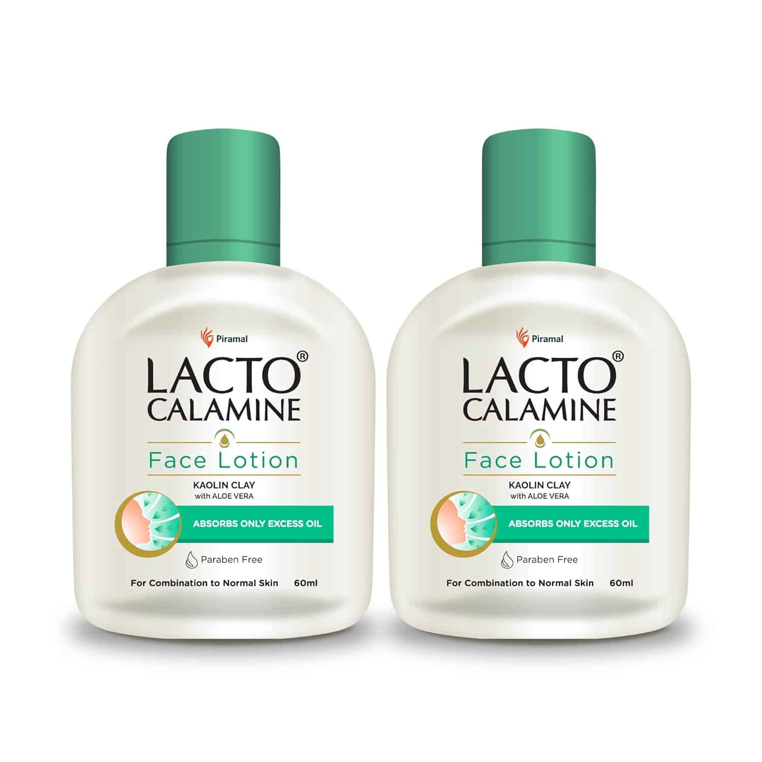 Lacto Calamine Combination to Normal Skin Oil Balance Lotion 60ml (Pack of 2) 