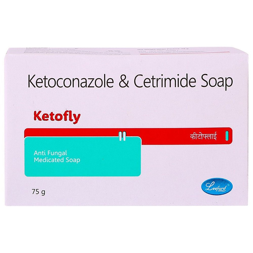 Leeford 75g Ketofly Soap, For Personal, Packaging Size: 75 Gm 