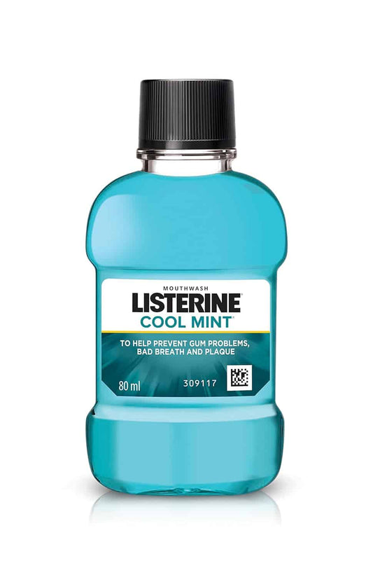 Listerine Cool Mint - Bottle 80ml Mouthwash 