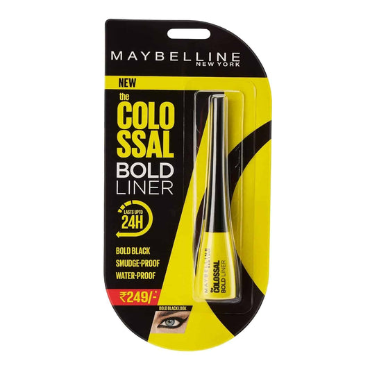 Maybelline New York Colossal Bold Eyeliner, Black, Glossy Finish, 15g 